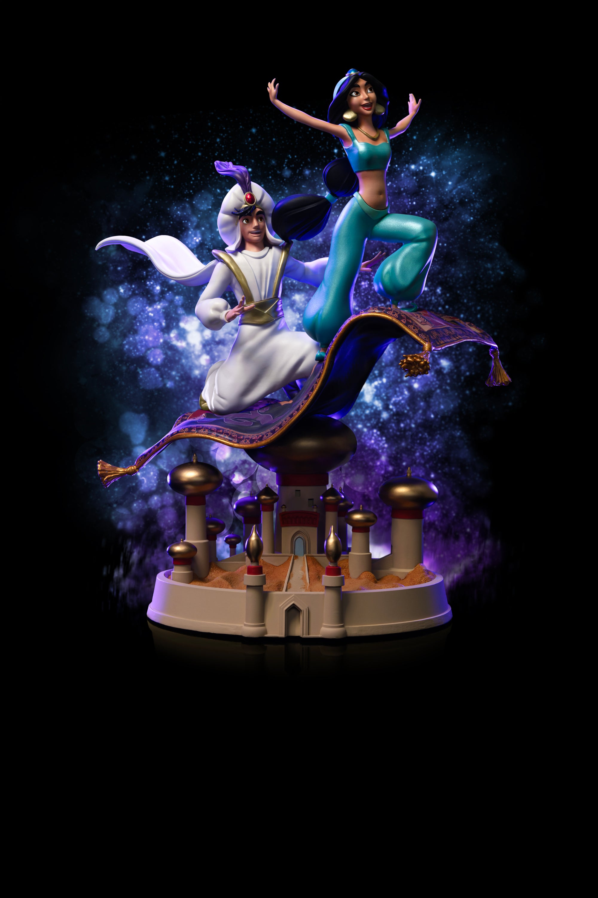 Aladdin and Jasmine Disney 100th - Aladdin - Art Scale 1/10
