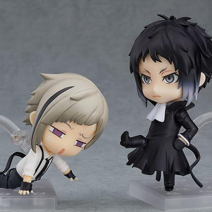 Ryunosuke Akutagawa Nendoroid in a combat stance with Atsushi Nakajima (sold separately).