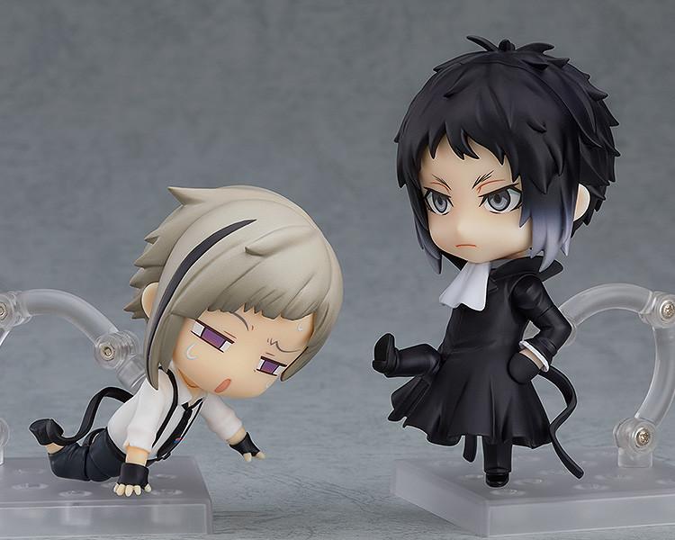 Ryunosuke Akutagawa Nendoroid in a combat stance with Atsushi Nakajima (sold separately).