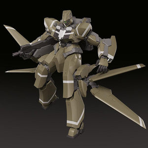 KG-7 Areion model kit with leg stabilizing wings fully deployed for hovering, based on I-IV mechanical designs.