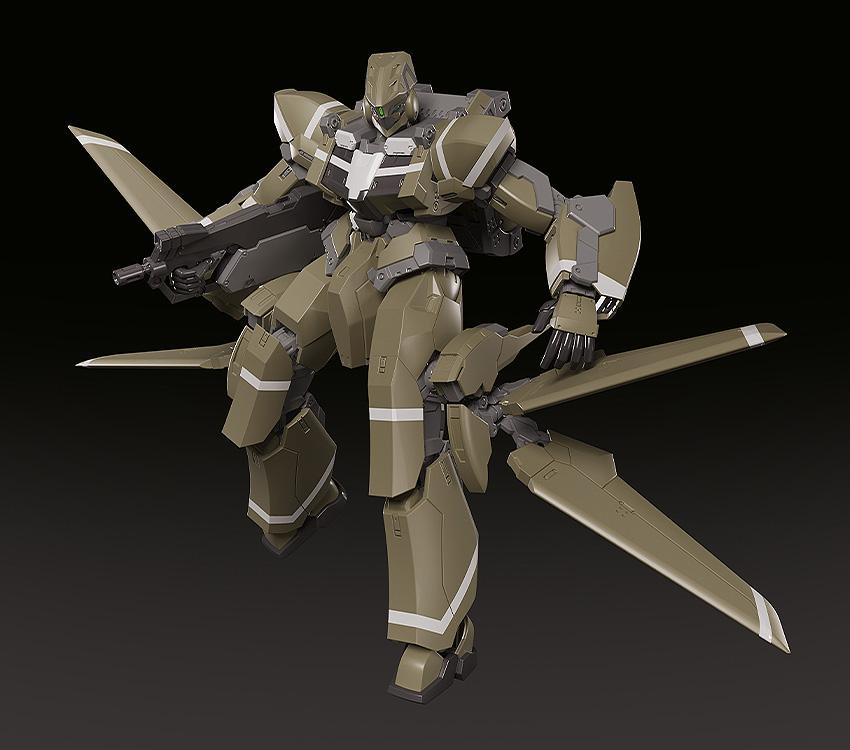KG-7 Areion model kit with leg stabilizing wings fully deployed for hovering, based on I-IV mechanical designs.