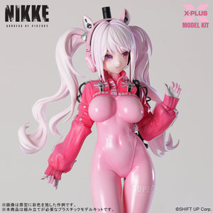 A close-up shot of the Alice model kit's upper body, showing the "Superb" text on her pink outfit and fine hair details.