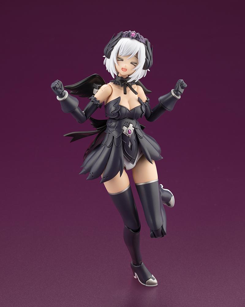 Playful pose of Lumitea ReACT-A with winking closed-eye expression and raised fists in Normal Mode.