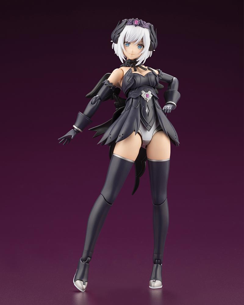 Lumitea ReACT-A in Normal Mode standing in a confident pose with hand on hip against a dark purple background.