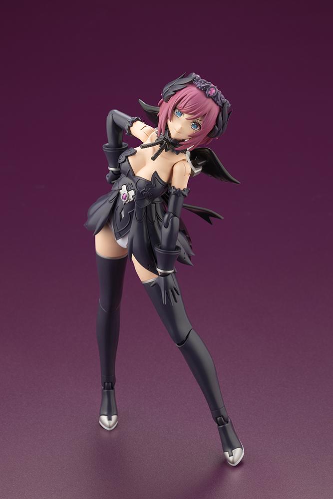 Full-body standing shot of Lumitea ReACT-A with pink hair and headpiece tilted in a stylish stance.