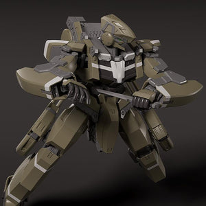 Action shot of the KG-7 Areion holding the tactical knife accessory, highlighting the cockpit and torso details.