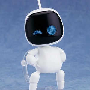 Astro Bot Nendoroid Surprise Normal Bot Confident Pose version figure standing with hands on its hips and a playful winking digital expression.