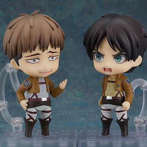 Attack on Titan Jean Kirstein Nendoroid displaying alternate blushing faceplate expression.
