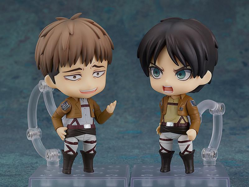 Attack on Titan Jean Kirstein Nendoroid displaying alternate blushing faceplate expression.