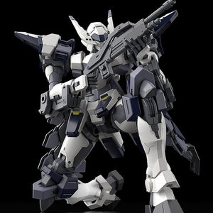 Highly articulated Azure Raven plastic model in a kneeling tactical pose holding a shotgun.