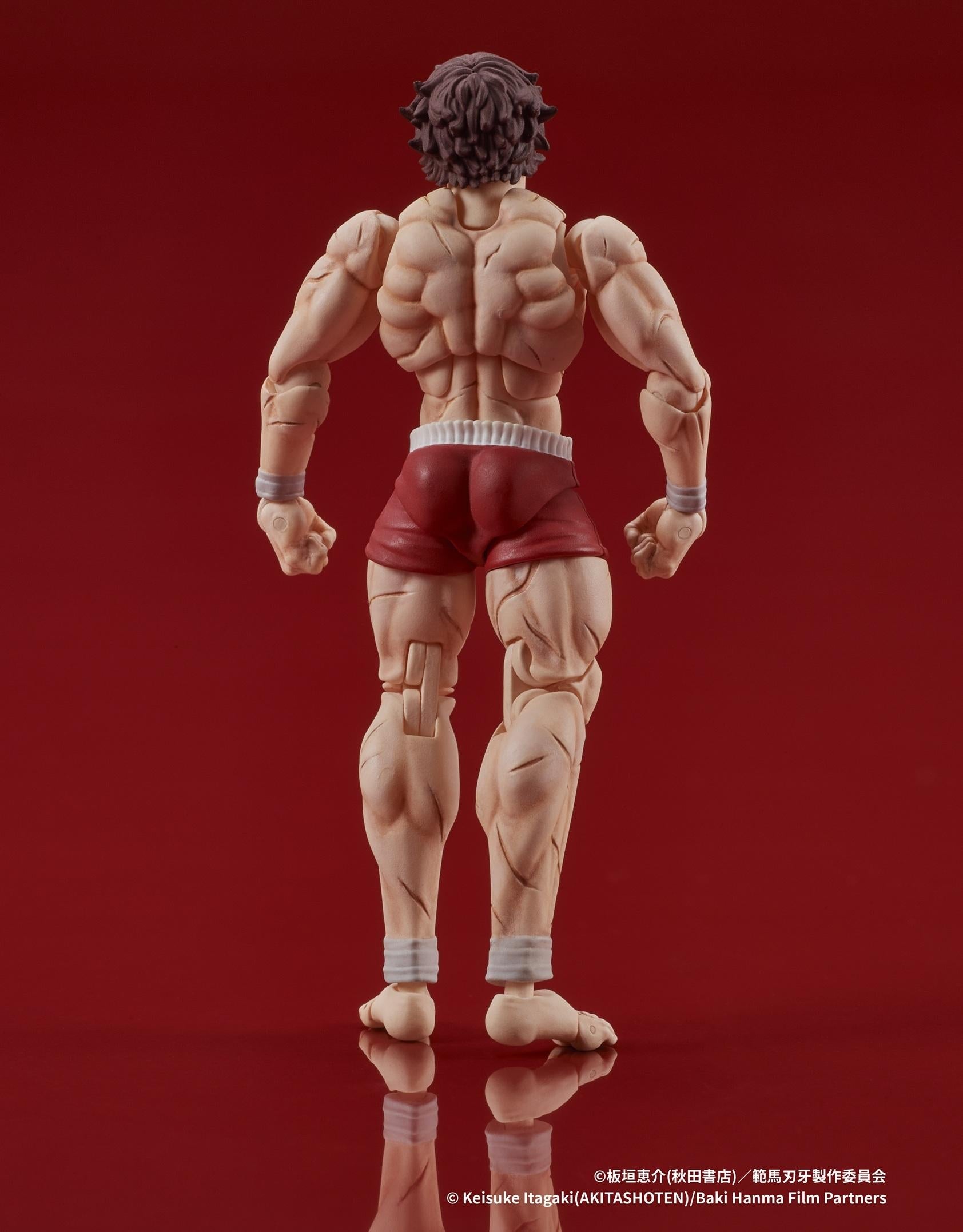 Baki Hanma Digaction Figure Back Muscles View