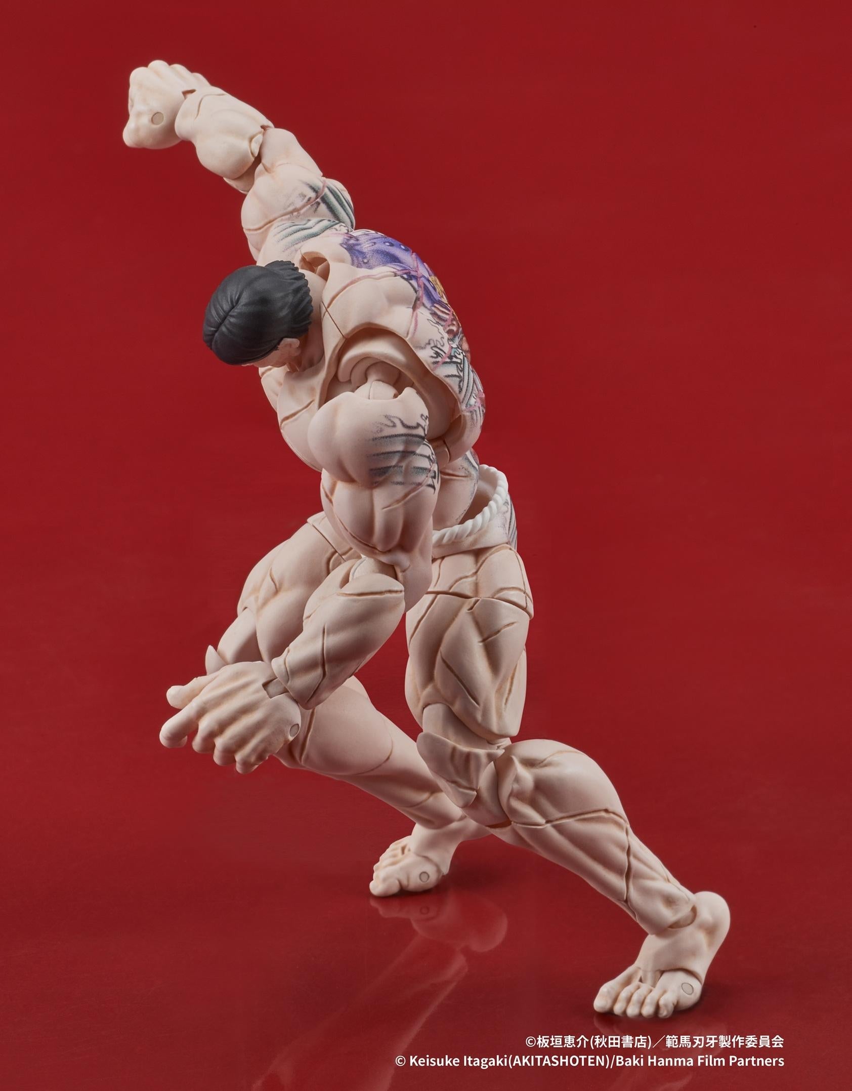 Kaoru Hanayama action figure in a dynamic combat crouching pose.