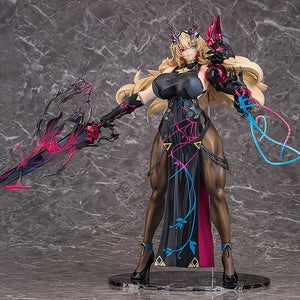 Three-quarter side view of the Saber/Barghest figure, highlighting her imposing stature.