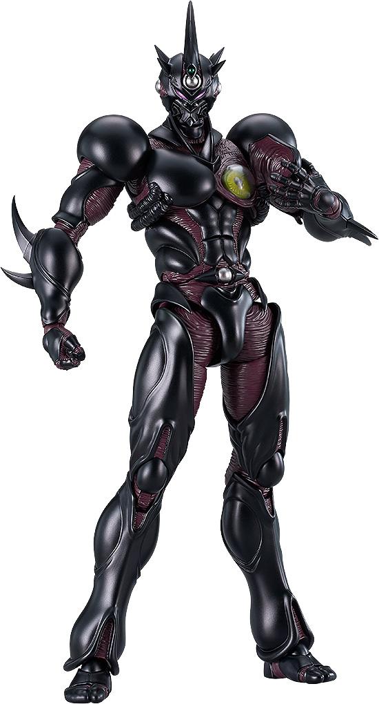 Full body front studio view of the Bio-Booster Armor Guyver figma Guyver III Ultimate Edition action figure.
