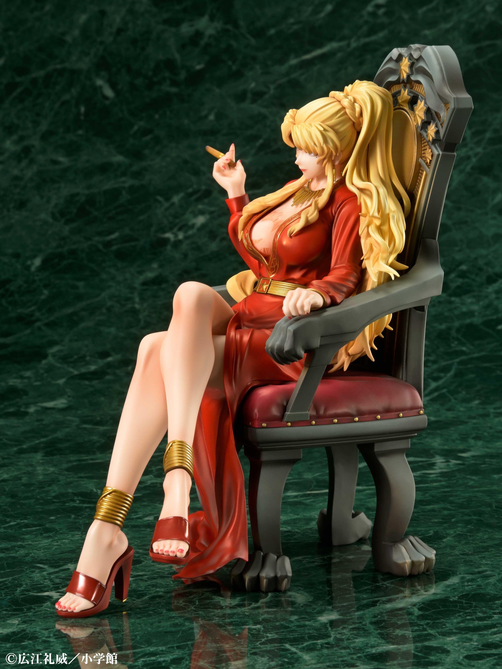 Three-quarter view of the Balalaika figure holding a cigar, showcasing the character's intimidating presence.