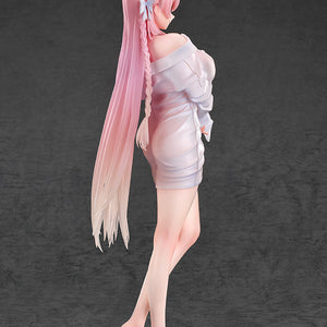 Left profile view of the non-articulated Hanako Memorial Lobby figure, showing the detailed sculpt of her wet shirt clinging to her figure.