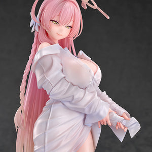 Close-up left angle view of the Hanako Swimsuit Memorial Lobby figure, showcasing the beautifully painted translucent effects of her wet white shirt.