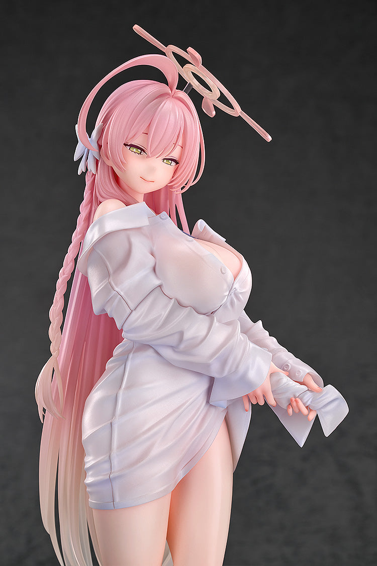 Close-up left angle view of the Hanako Swimsuit Memorial Lobby figure, showcasing the beautifully painted translucent effects of her wet white shirt.