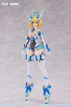 Full front view of Animester Bunny Suit Planning Sophia F. Shirring Celeste Bunny Ver. action figure in base armor suit.