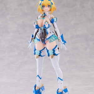 Full front view of Animester Bunny Suit Planning Sophia F. Shirring Celeste Bunny Ver. action figure in base armor suit.