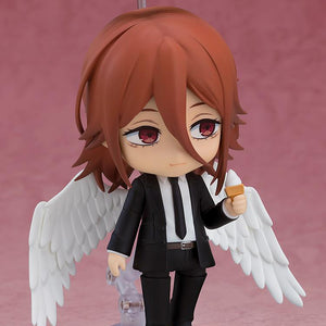 Angel Devil Nendoroid figure holding a soft-serve ice cream cone accessory in his left hand.