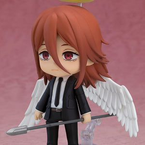 Angel Devil Nendoroid figure equipped with his spear weapon accessory held horizontally.