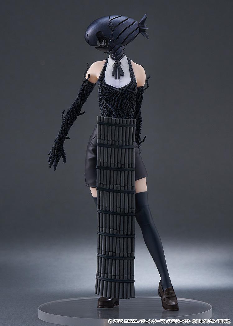 Low-angle shot of the Bomb POP UP PARADE figure, emphasizing the menacing presence of the Bomb Devil transformation.