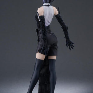 Wide-angle shot of the Bomb figure in a walking-style standing pose, emphasizing the character's long, thin limbs.