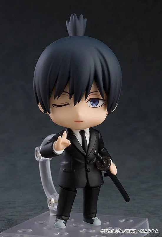 Nendoroid Aki Hayakawa figure with right eye closed.