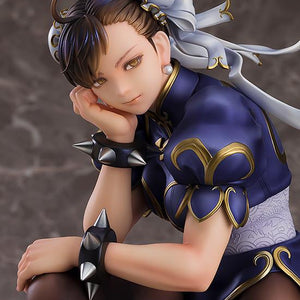 Close-up of Chun-Li's facial sculpt and expression based on Akiman's 2022 medical booklet art.