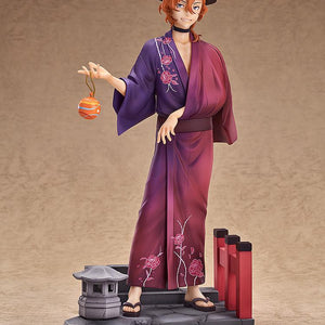 Full-body studio shot of the Chuya Nakahara Yukata Version 1/7 scale figure on a neutral background.