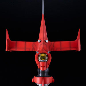 Straight top-down view of the 1/48 scale Swordfish II spacecraft model kit displaying symmetrical wingspan and cockpit placement.