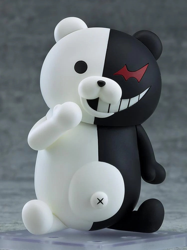 Nendoroid Monokuma figure showing the potential effect of the included interchangeable eye part (for use with Milight 316R, sold separately).