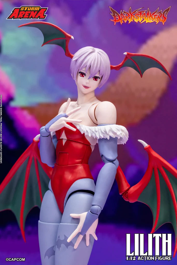 Upper body portrait of Lilith figure featuring the alternate open-mouth smiling faceplate.