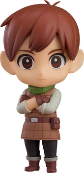 Full body shot of the Chilchuck Nendoroid figure from Delicious in Dungeon with arms crossed and a straight facial expression.