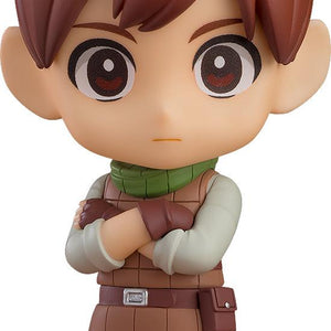 Full body shot of the Chilchuck Nendoroid figure from Delicious in Dungeon with arms crossed and a straight facial expression.