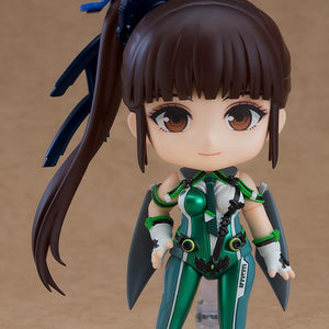 Full body view of the EVE Nendoroid action figure from Stellar Blade in a classic standing pose on its display base.