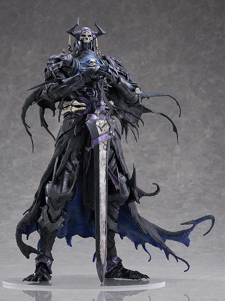 Full-body studio shot of the Good Smile Company Pop Up Parade SP First Hassan figure standing on a clear circular base.