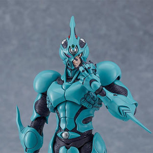 Guyver I action figure featuring the alternate Sho Fukamachi face part from the manga cover.