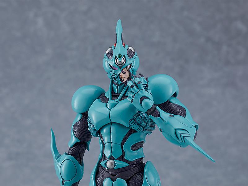 Guyver I action figure featuring the alternate Sho Fukamachi face part from the manga cover.