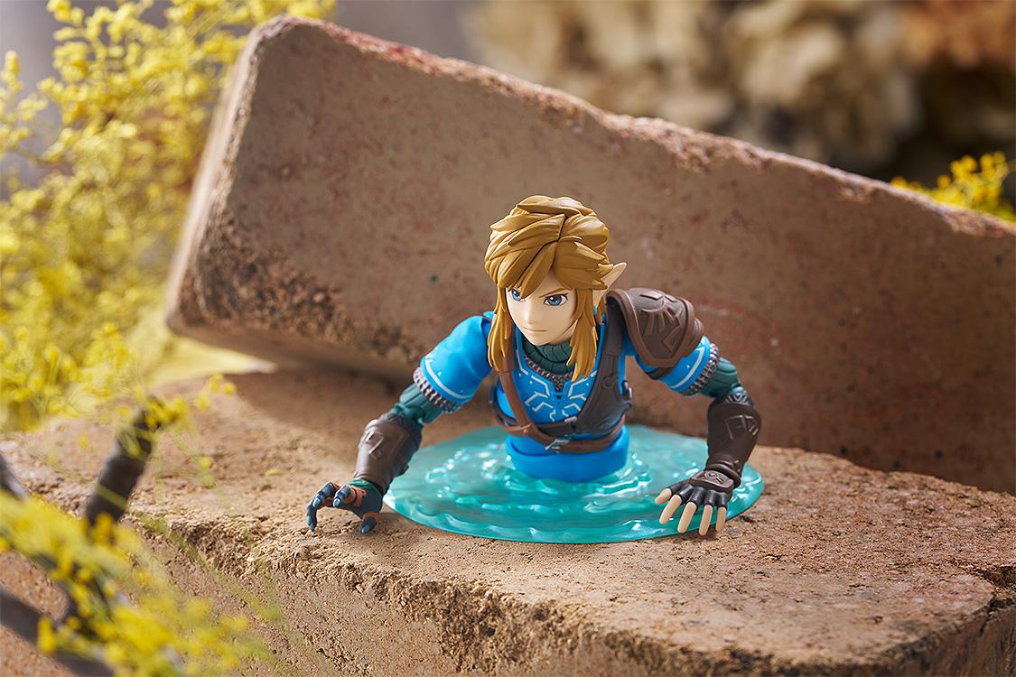 Link figma figure emerging through a brick surface using the translucent teal Ascend ability effect part.