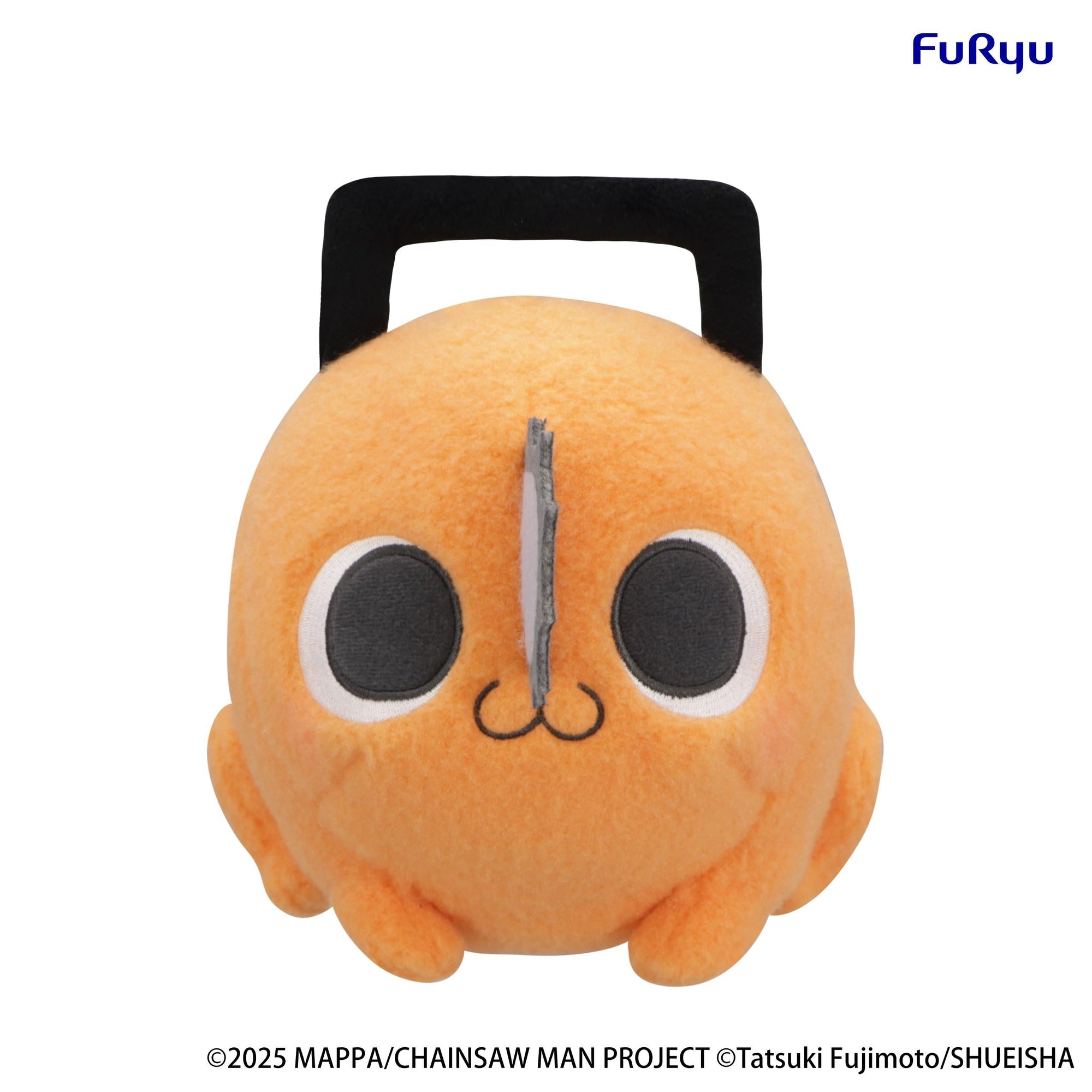Front view of the FuRyu Chainsaw Man The Movie Reze Arc Milky Boa Pochita Ver A big plush toy.