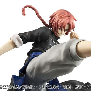 Action-oriented side profile of Kamui G.E.M. Ver.2 figure mid-strike with focused battle smirk.