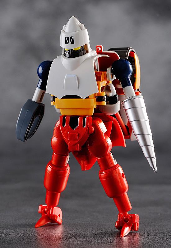 Getter-2 robot figure featuring its iconic drill arm and claw hand.