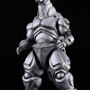 Front three-quarter view of the standalone Moderoid Mechagodzilla model kit without the Garuda backpack attached.