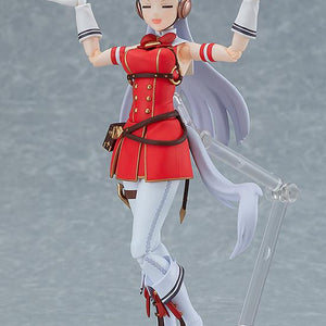 figma Gold Ship in a playful pose using the feigning innocence face plate and shrugging hands.