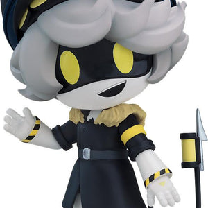 Good Smile Company Murder Drones N Nendoroid figure in pilot cap and coat isolated on a white background.