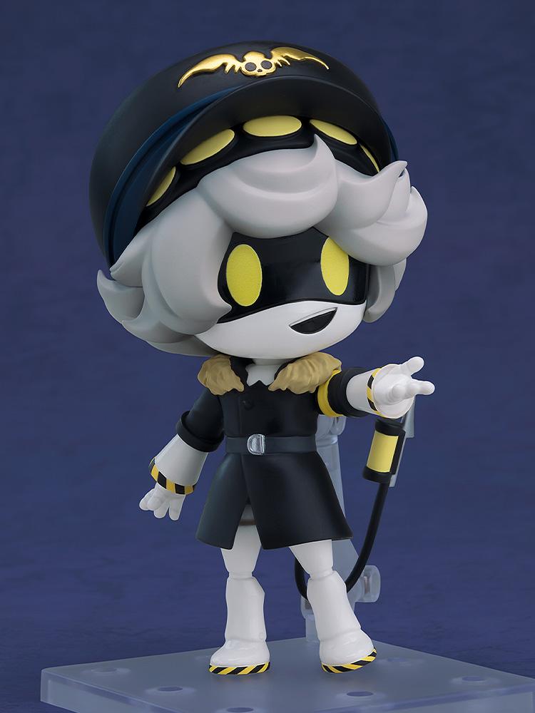 Murder Drones Serial Designation N Nendoroid action figure posing dynamically and pointing forward.