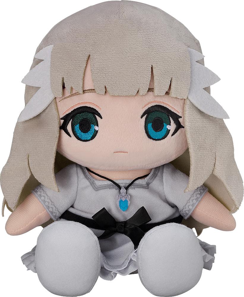 Good Smile Company chibi plush toy of Lily from Ender Lilies: Quietus of the Knights sitting on a solid white background.