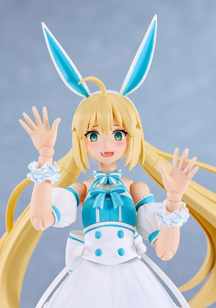 A close-up of the Altria Caster figure, featuring the adorable blushing expression face plate.